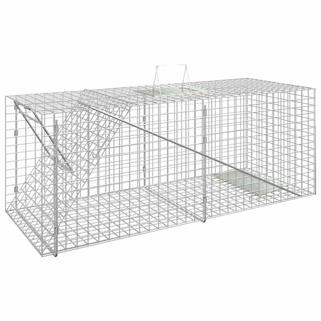 8720845920784_a_en_hd_1 vidaXL Animal Trap 64.5x25x26.5 cm Galvanised Iron - Image 1