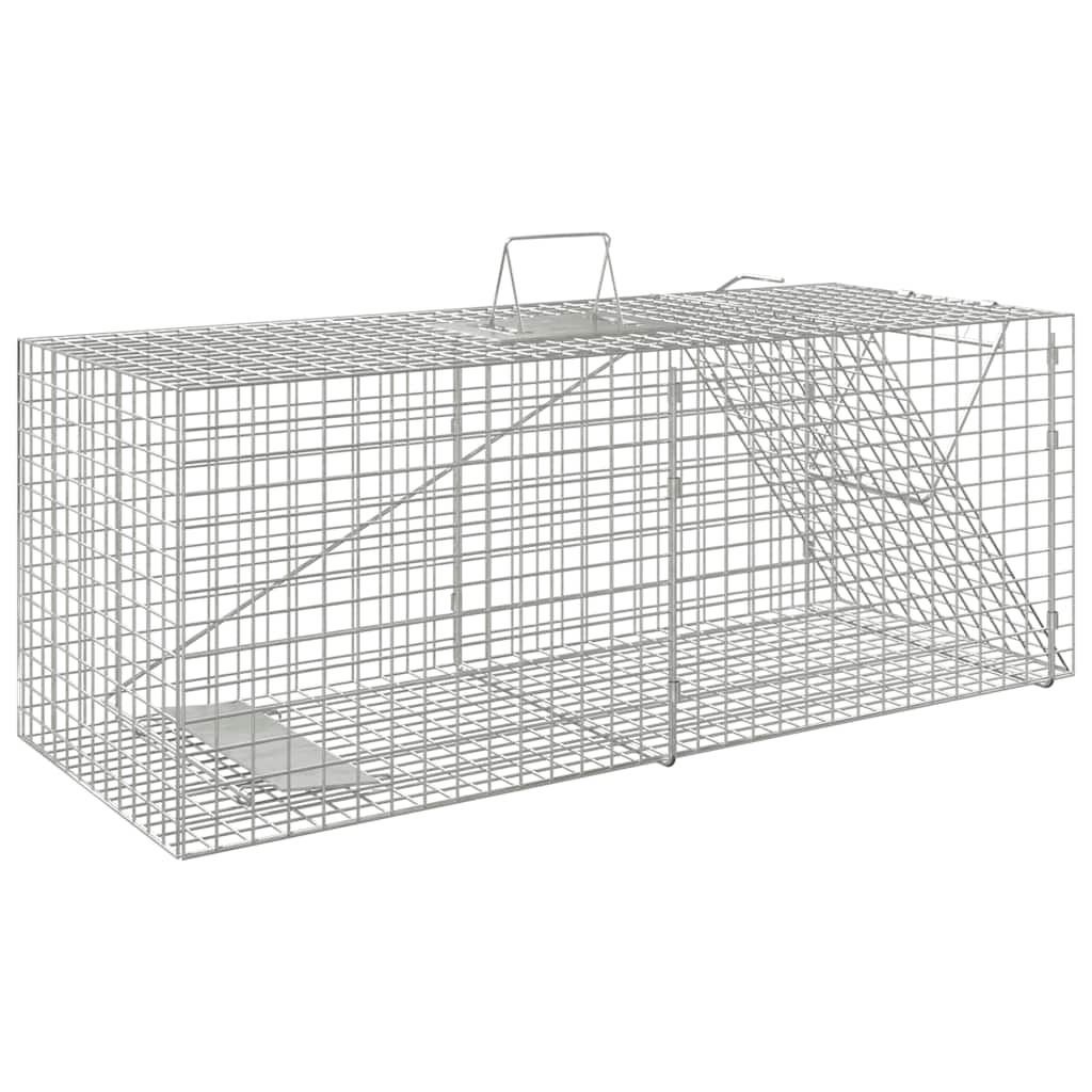 8720845920784_g_en_hd_3 vidaXL Animal Trap 64.5x25x26.5 cm Galvanised Iron - Image 4