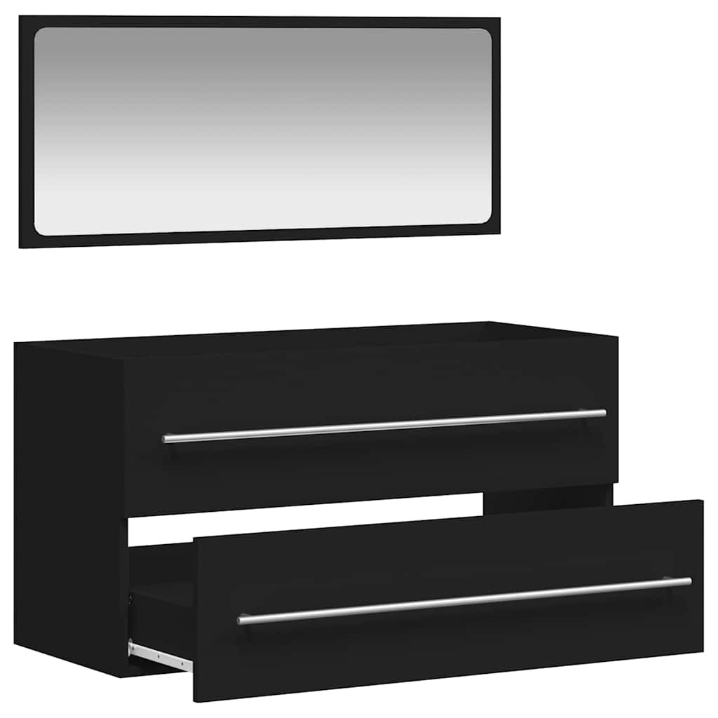 8720845923389_g_en_hd_2 vidaXL Bathroom Cabinet with Mirror Black Engineered Wood - Image 4