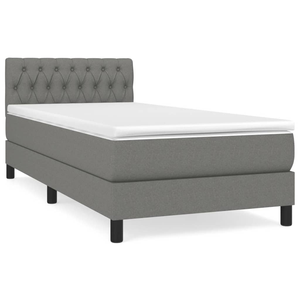 8720845923808_a_en_hd_1 vidaXL Box Spring Bed with Mattress Dark Grey 100x200 cm Fabric - Image 2