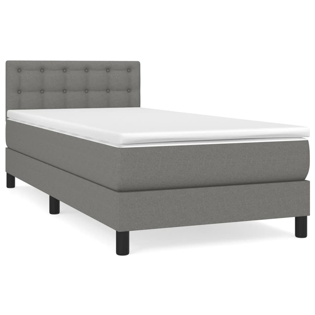 8720845923815_a_en_hd_1 vidaXL Box Spring Bed with Mattress Dark Grey 100x200 cm Fabric - Image 2