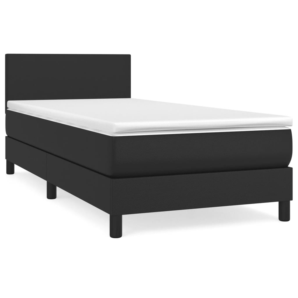 8720845923822_a_en_hd_1 vidaXL Box Spring Bed with Mattress Black 100x200 cm Faux Leather - Image 2