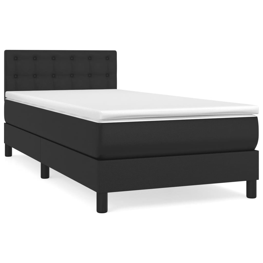 8720845923839_a_en_hd_1 vidaXL Box Spring Bed with Mattress Black 100x200 cm Faux Leather - Image 2