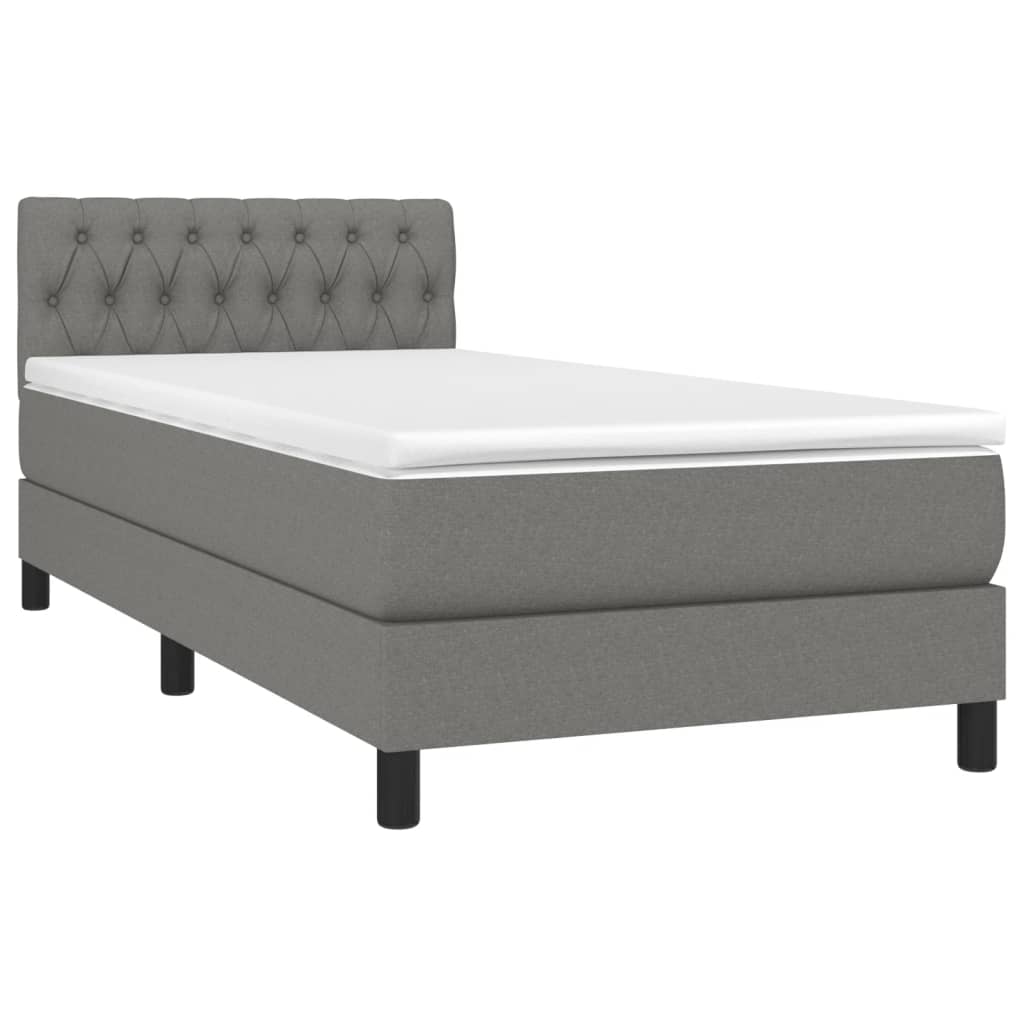 8720845923907_g_en_hd_2 vidaXL Box Spring Bed with Mattress&LED Dark Grey 100x200cm Fabric - Image 4
