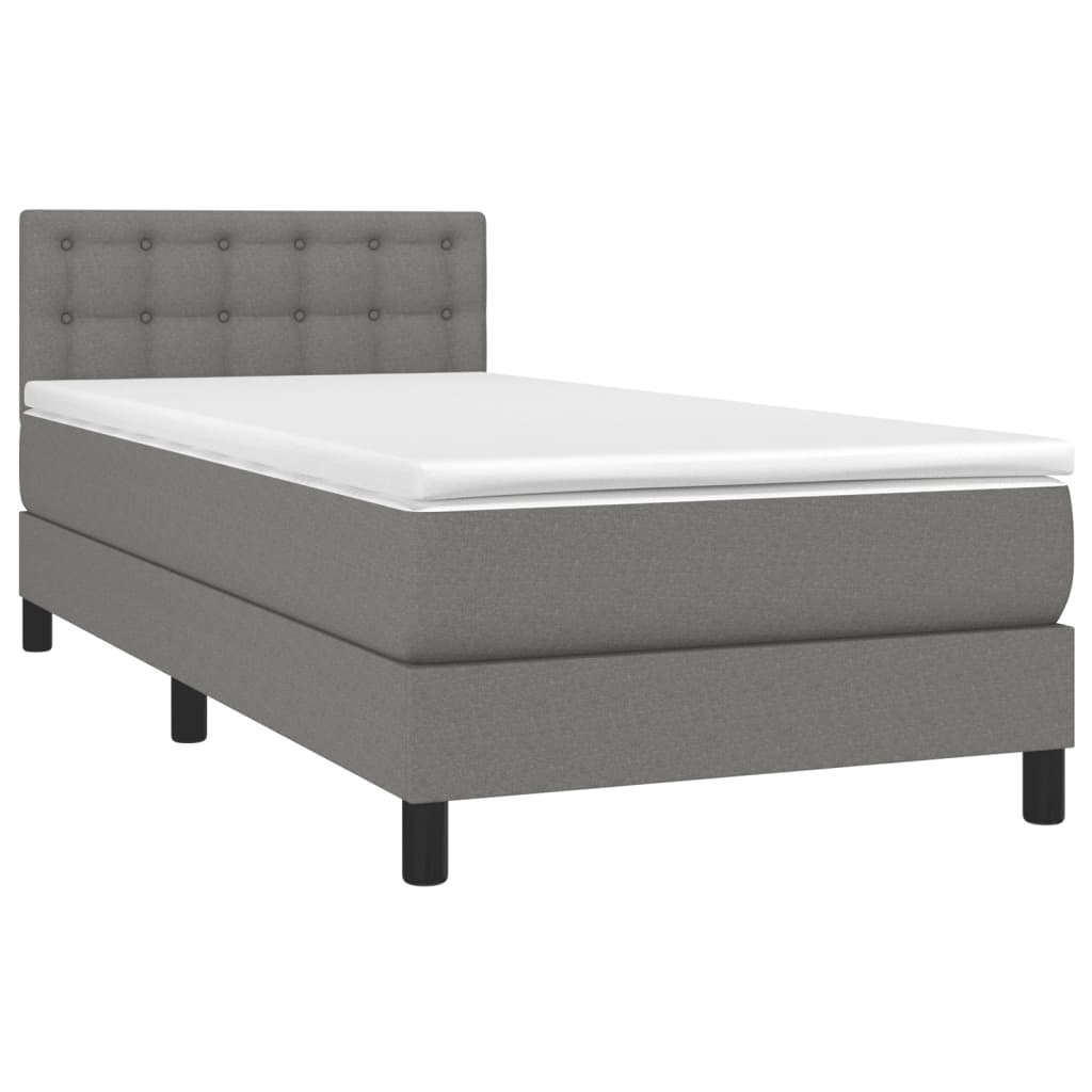 8720845923914_g_en_hd_2 vidaXL Box Spring Bed with Mattress&LED Dark Grey 100x200cm Fabric - Image 4