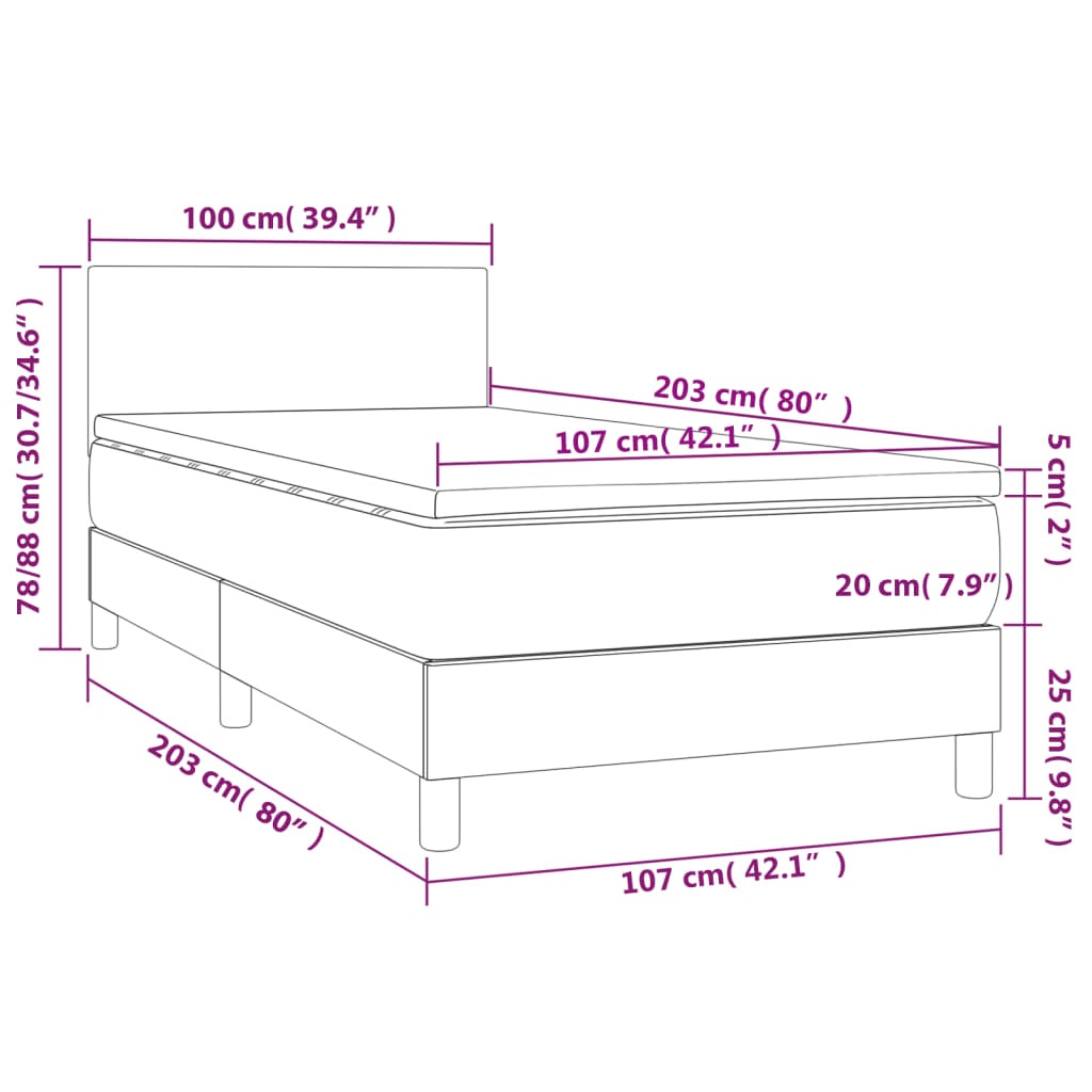 8720845923921_g_en_hd_6 vidaXL Box Spring Bed with Mattress&LED Black 100x200cm Faux Leather - Image 8