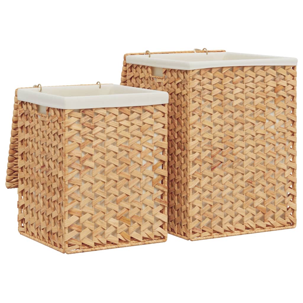8720845925567_a_en_hd_1 vidaXL Laundry Baskets 2 pcs Water Hyacinth - Image 2
