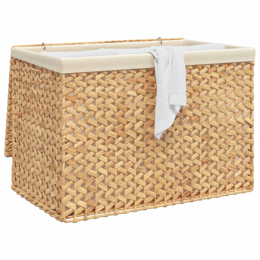 8720845925574_g_en_hd_1 vidaXL Laundry Basket with 3 Sections 75x42.5x52 cm Water Hyacinth - Image 3