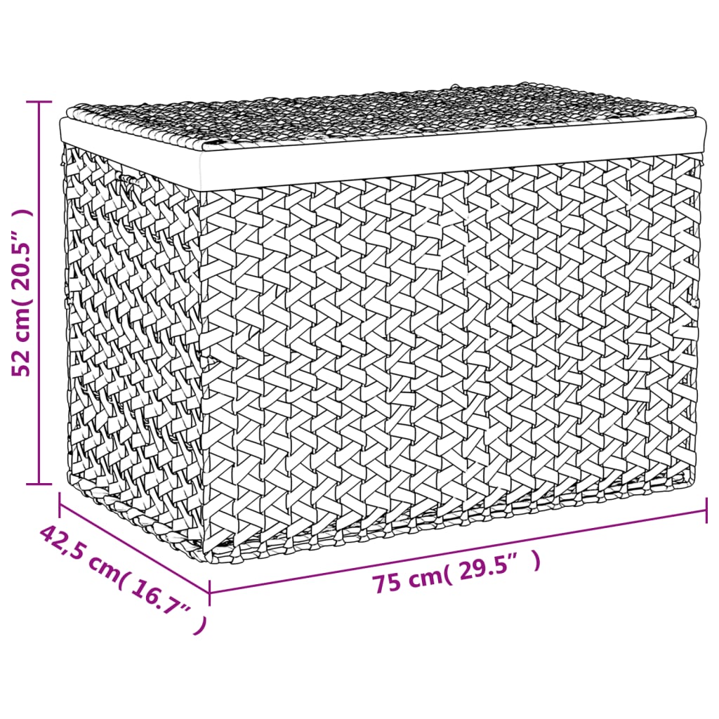8720845925574_g_en_hd_8 vidaXL Laundry Basket with 3 Sections 75x42.5x52 cm Water Hyacinth - Image 10