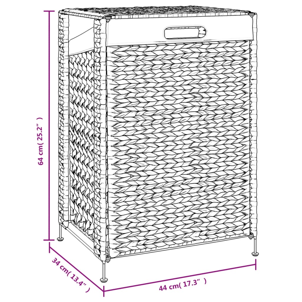 8720845925598_g_en_hd_8 vidaXL Laundry Basket 44x34x64 cm Water Hyacinth - Image 10