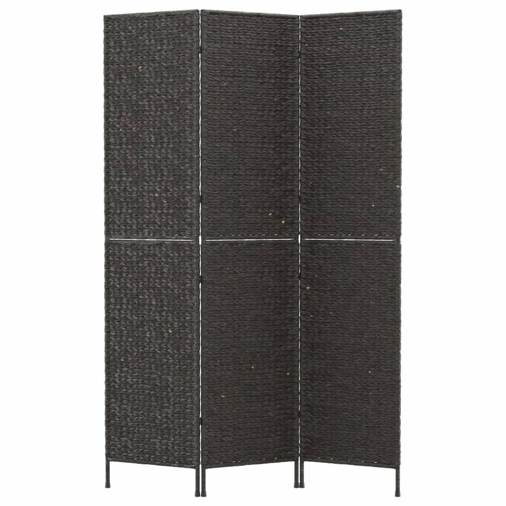 8720845925666_g_en_hd_1 vidaXL Room Divider 3-Panel Black 122x180 cm Water Hyacinth - Image 3