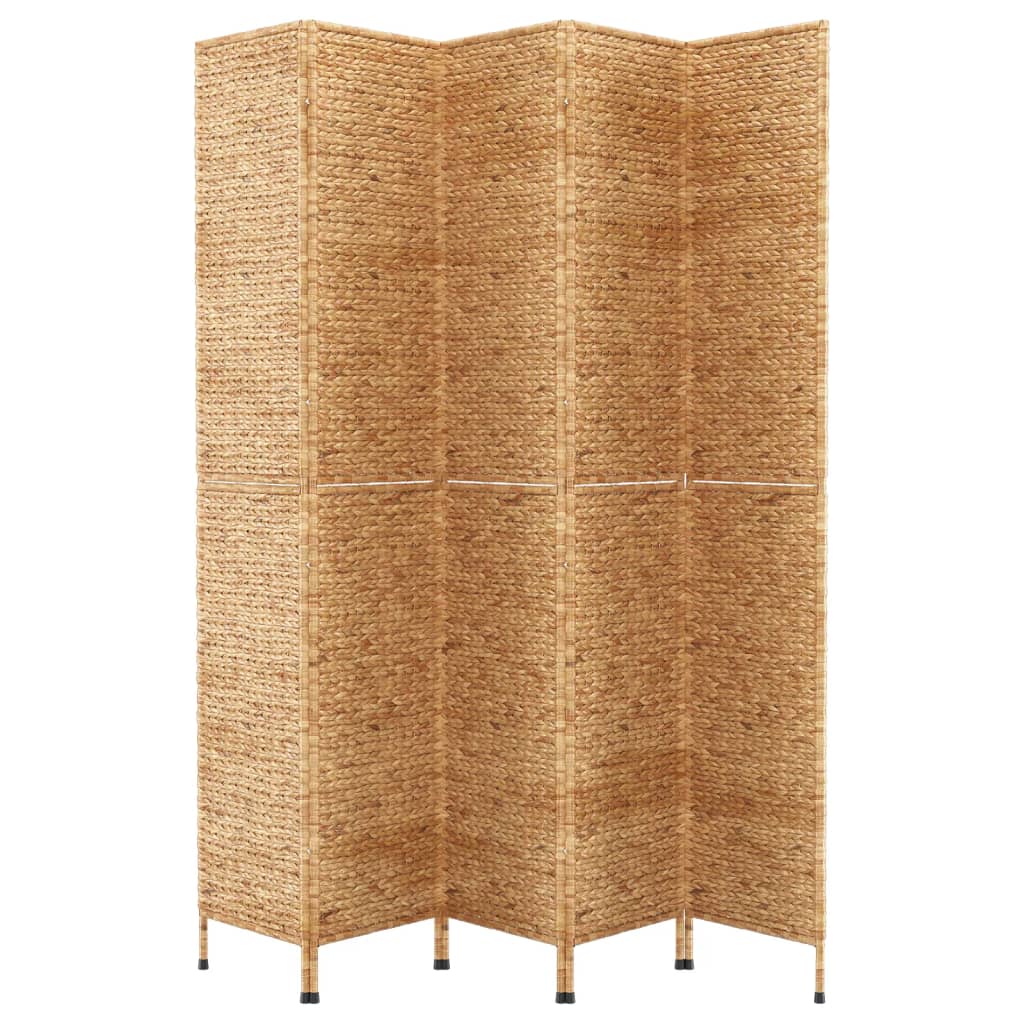 8720845925703_g_en_hd_2 vidaXL Room Divider 5-Panel 205x180 cm Water Hyacinth - Image 4