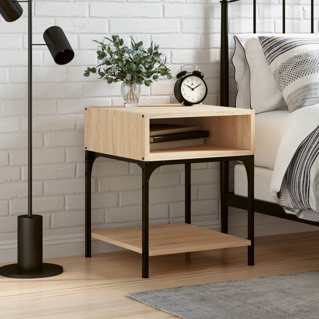 8720845938345_m_en_hd_1 vidaXL Bedside Table Sonoma Oak 40x41x50 cm Engineered Wood - Image 1