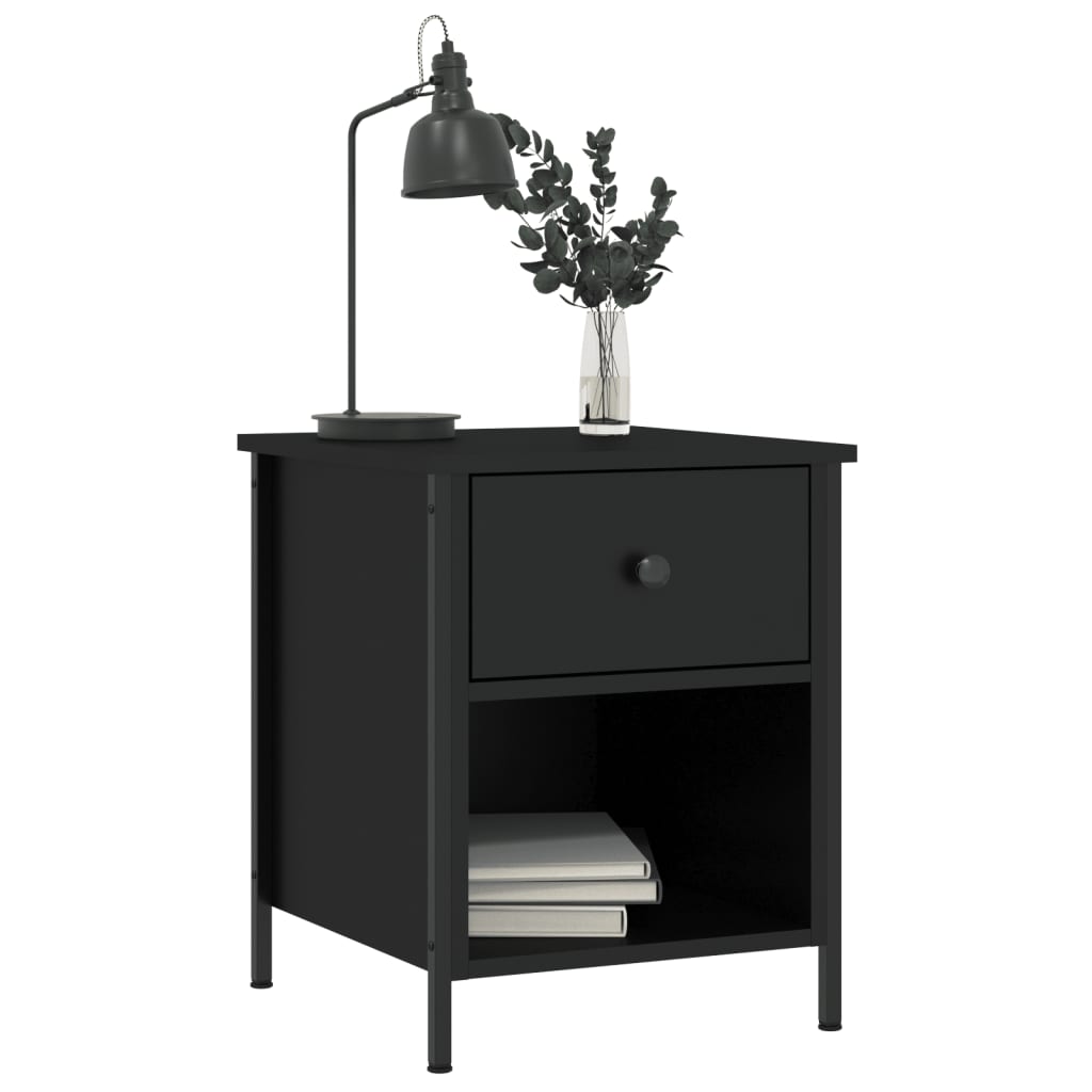 8720845938925_g_en_hd_1 vidaXL Bedside Cabinet Black 40x42x50 cm Engineered Wood - Image 4