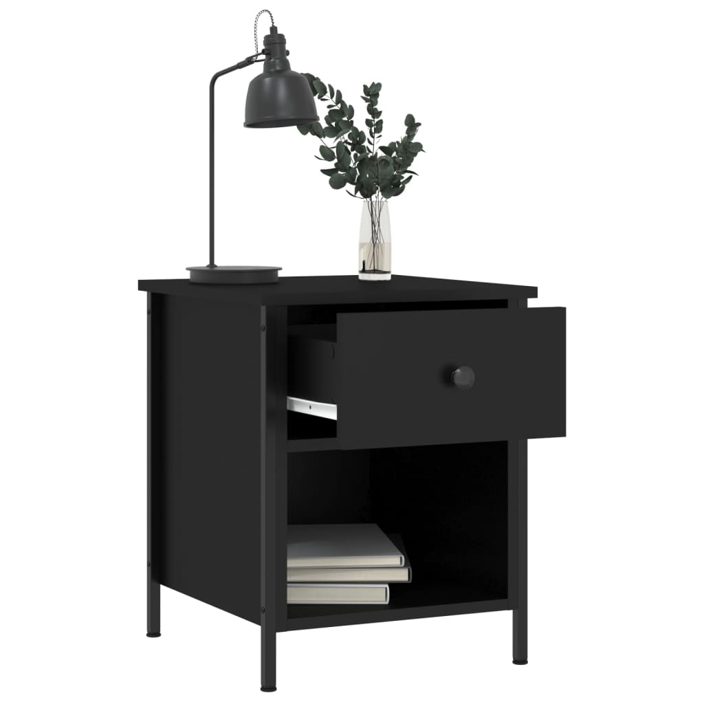 8720845938925_g_en_hd_2 vidaXL Bedside Cabinet Black 40x42x50 cm Engineered Wood - Image 5