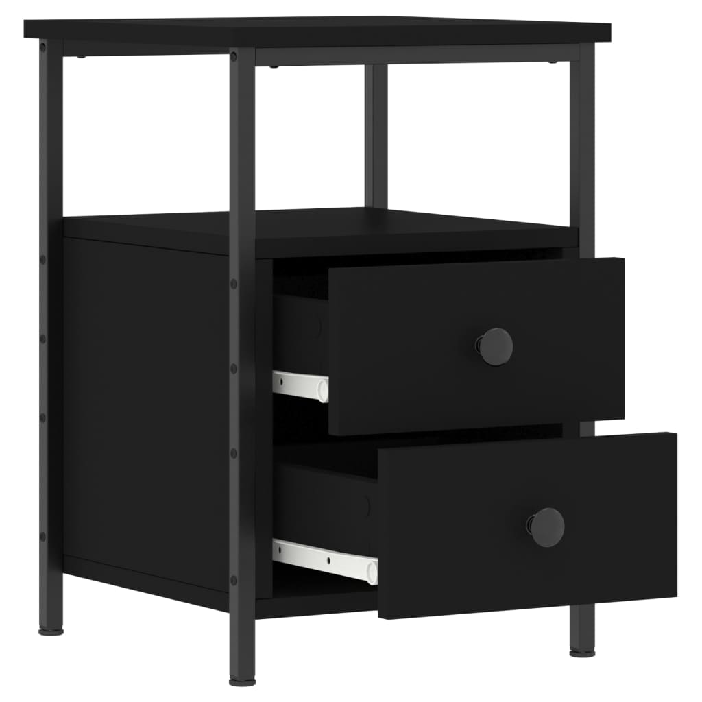 8720845939724_g_en_hd_4 vidaXL Bedside Cabinet Black 34x35.5x50 cm Engineered Wood - Image 7