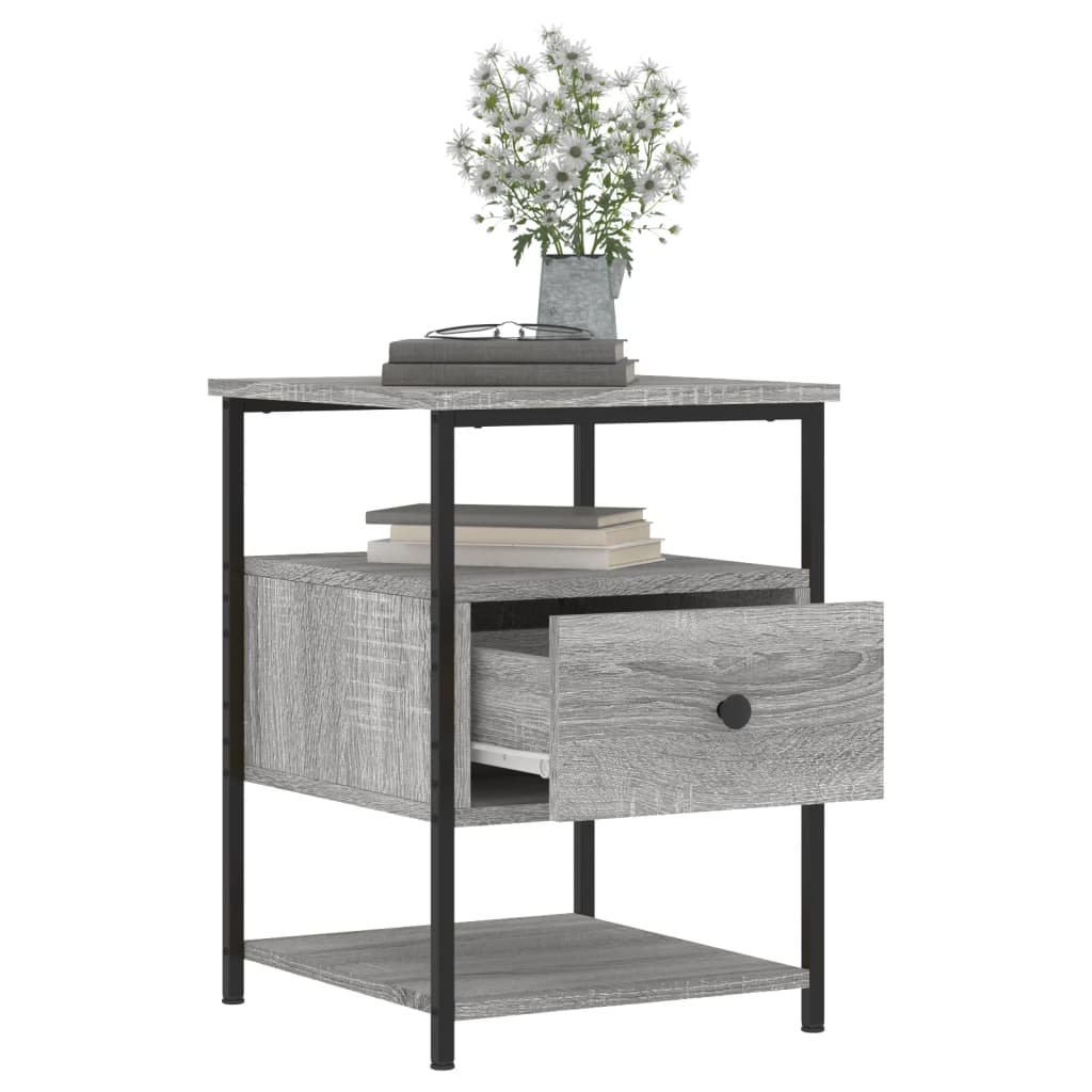 8720845939885_g_en_hd_2 vidaXL Bedside Cabinet Grey Sonoma 40x42x56 cm Engineered Wood - Image 5