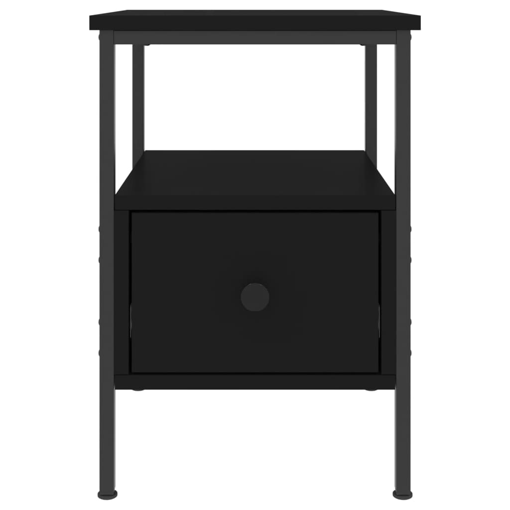 8720845940027_g_en_hd_4 vidaXL Bedside Cabinet Black 34x36x50 cm Engineered Wood - Image 7