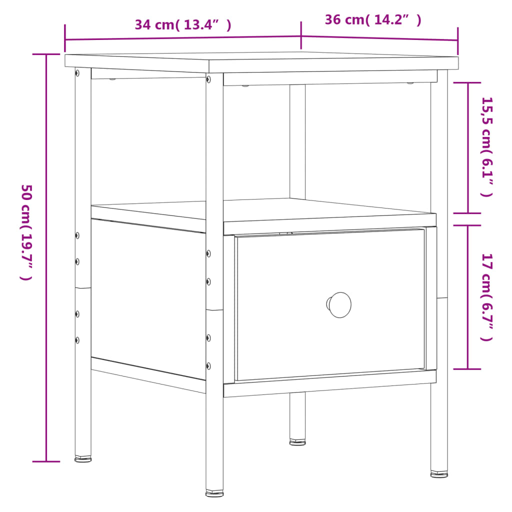 8720845940027_g_en_hd_9 vidaXL Bedside Cabinet Black 34x36x50 cm Engineered Wood - Image 12