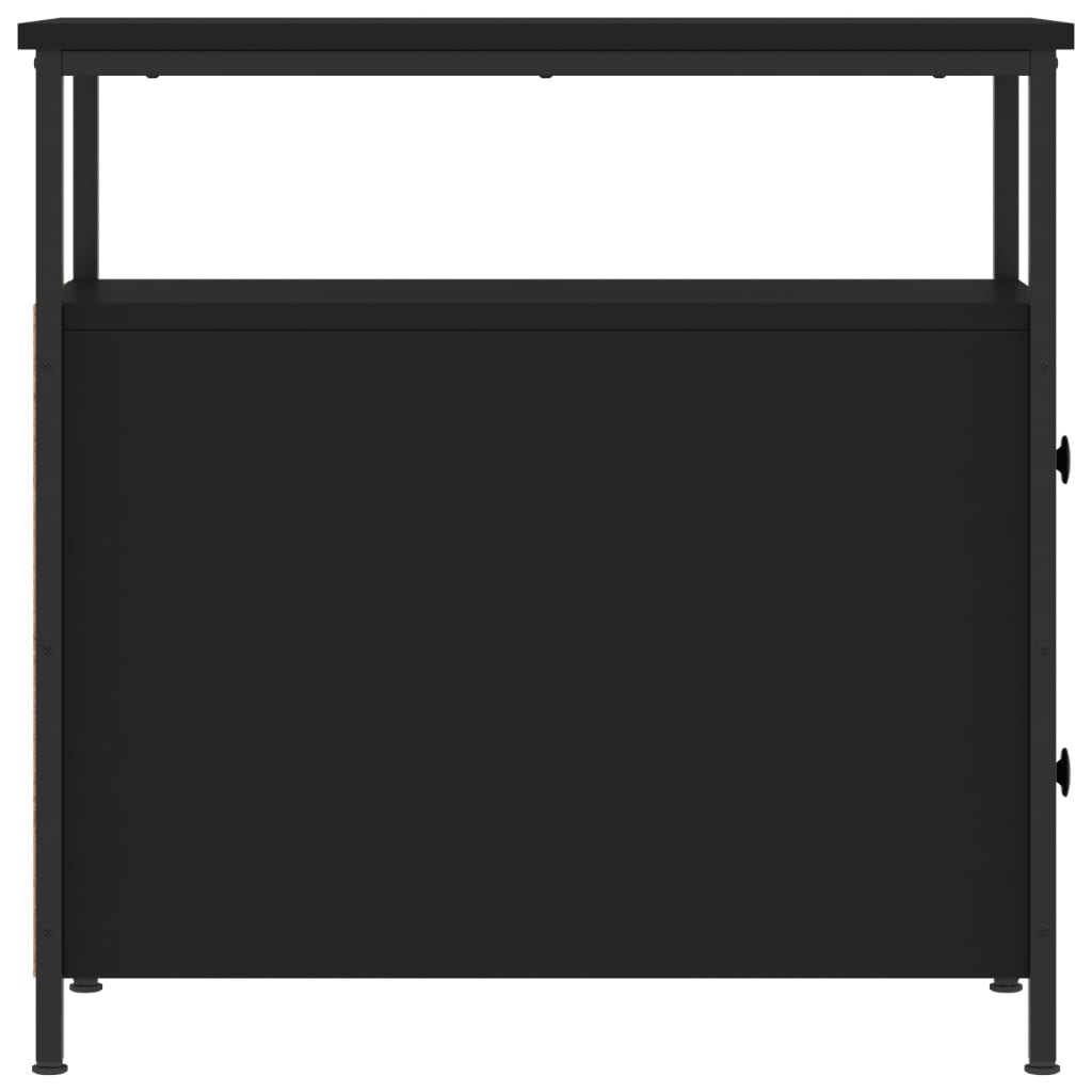 8720845940225_g_en_hd_5 vidaXL Bedside Cabinet Black 30x60x60 cm Engineered Wood - Image 8