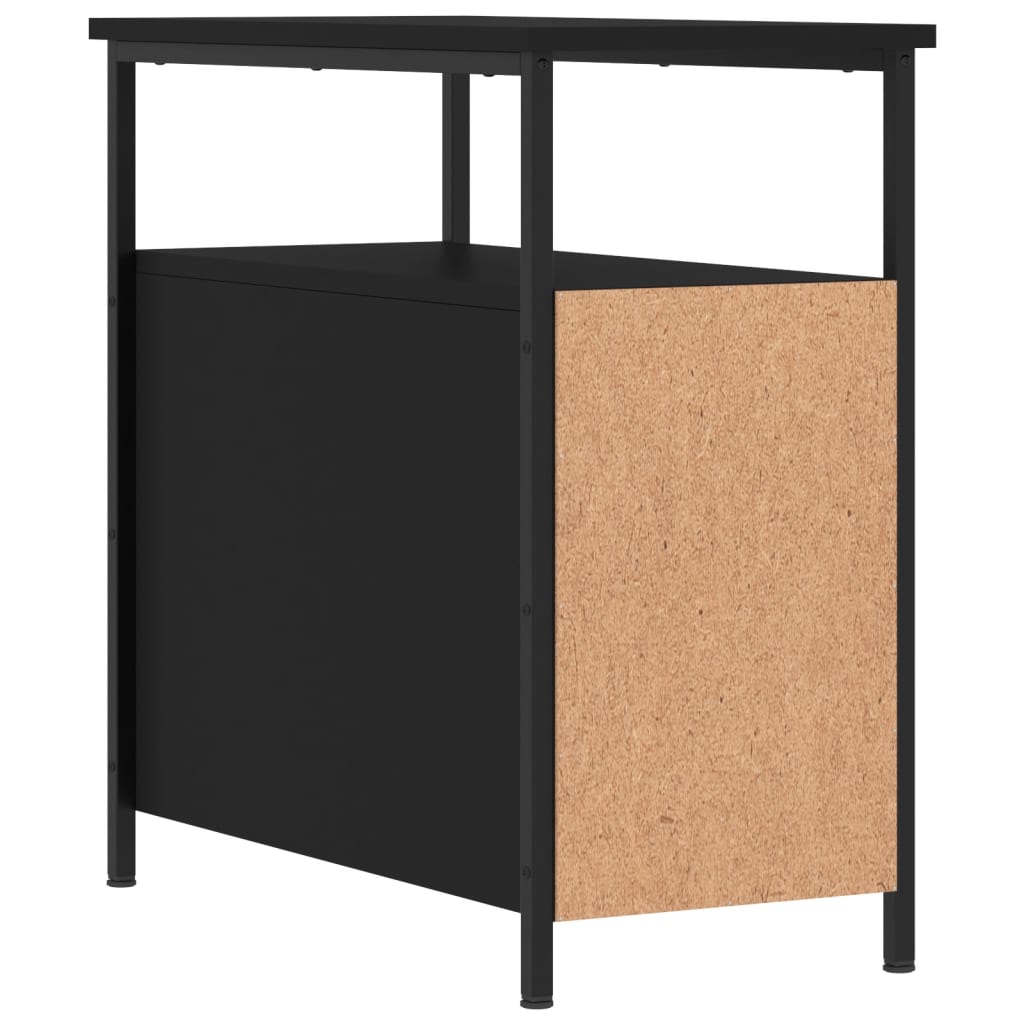 8720845940225_g_en_hd_6 vidaXL Bedside Cabinet Black 30x60x60 cm Engineered Wood - Image 9