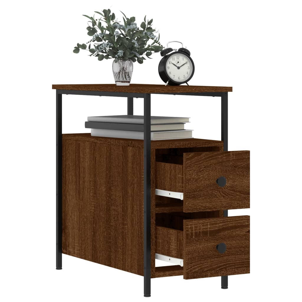 8720845940300_g_en_hd_2 vidaXL Bedside Cabinet Brown Oak 30x60x60 cm Engineered Wood - Image 5