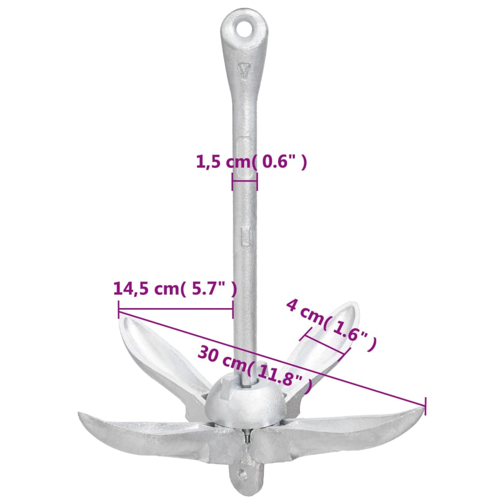 8720845951184_g_en_hd_8 vidaXL Folding Anchor Silver 1.5 kg Malleable Iron - Image 9