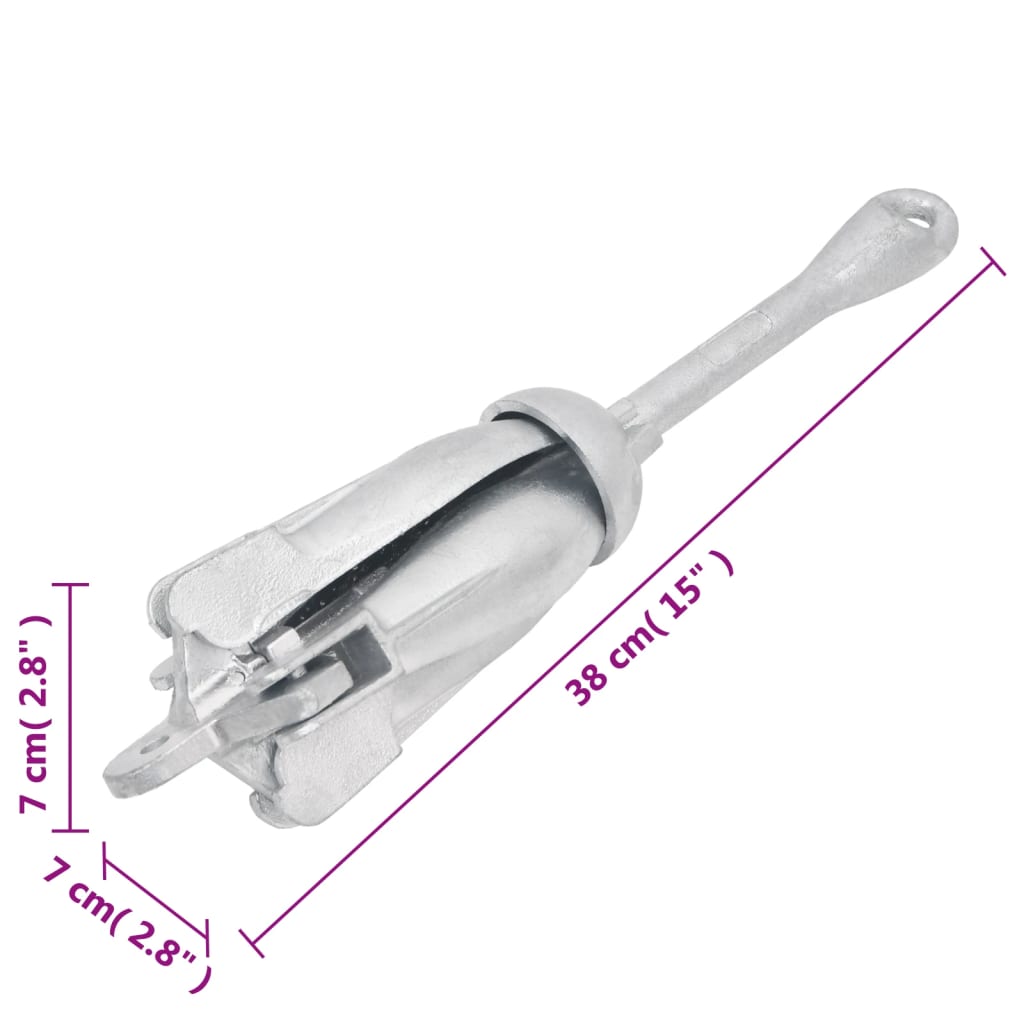 8720845951191_g_en_hd_7 vidaXL Folding Anchor Silver 2.5 kg Malleable Iron - Image 8