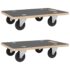 vidaXL Transport Trolleys 2 pcs Rectangular 50x35x11.5 cm 250 kg - Image 2