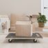 vidaXL Transport Trolleys 2 pcs Rectangular 80x55x11.5 cm 250 kg