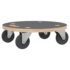 vidaXL Transport Trolleys 2 pcs Round Ø38x11.5 cm 250 kg - Image 6