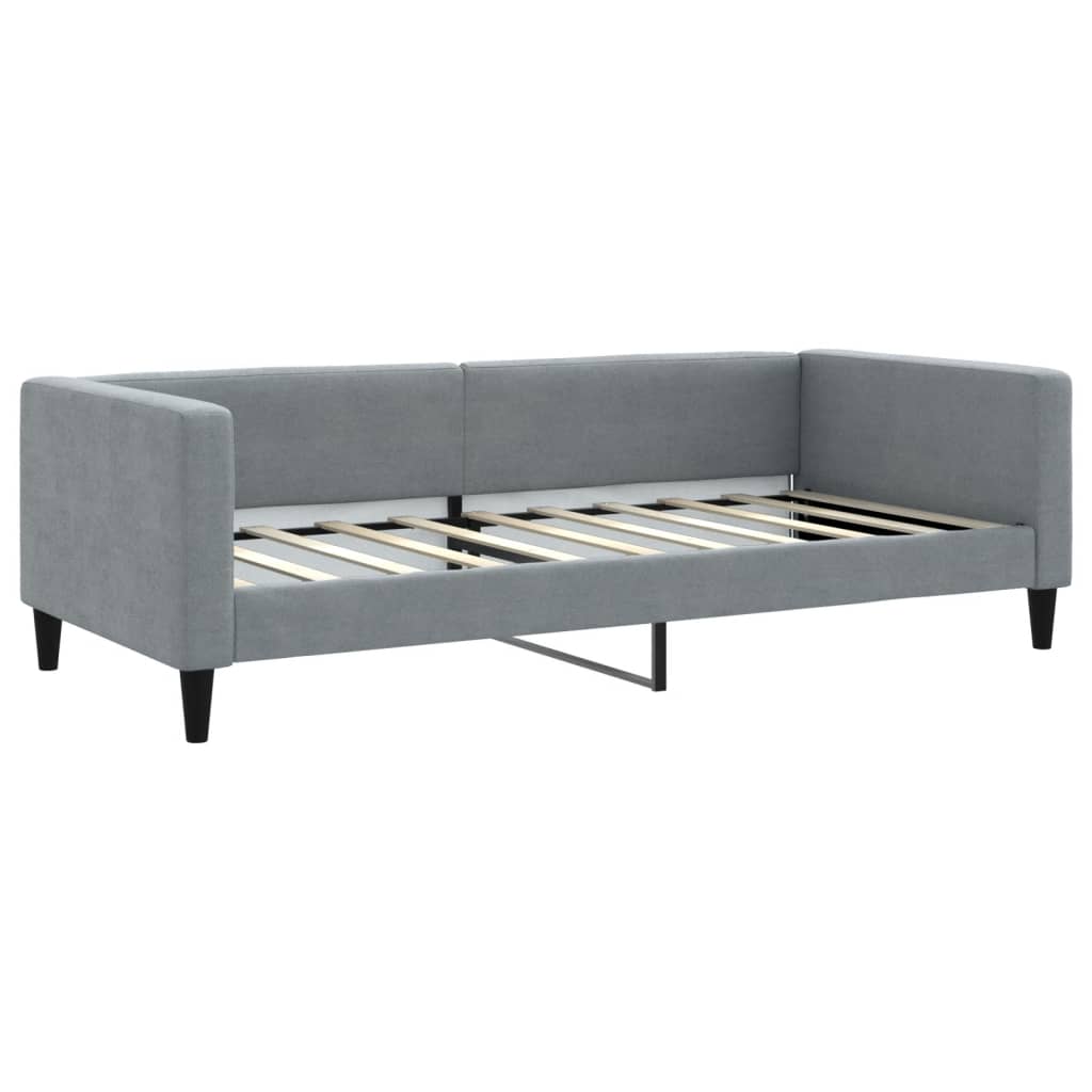 8720845952884_a_en_hd_1 vidaXL Day Bed without Mattress Light Grey 90x190 cm Fabric - Image 2