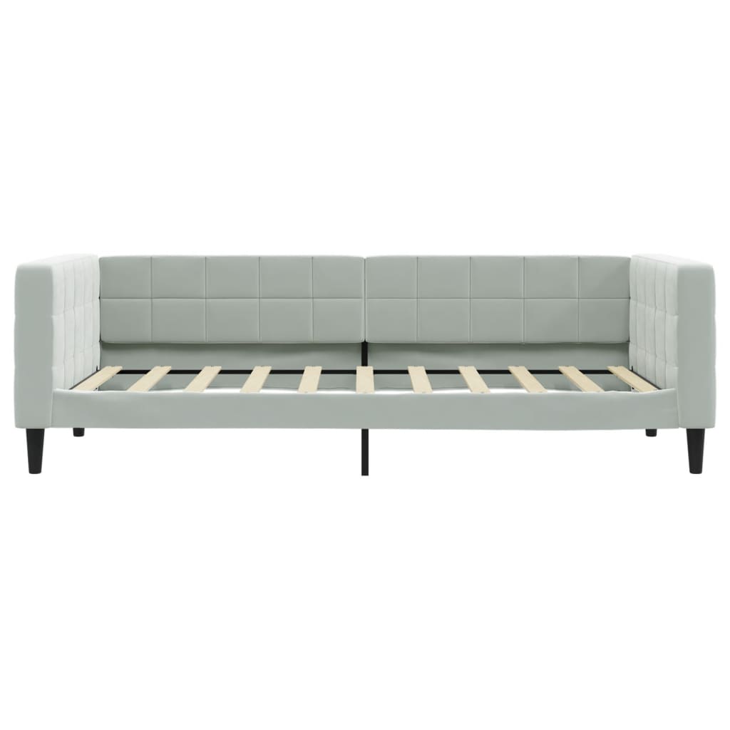 8720845953164_g_en_hd_1 vidaXL Day Bed without Mattress Light Grey 90x190 cm Velvet - Image 3
