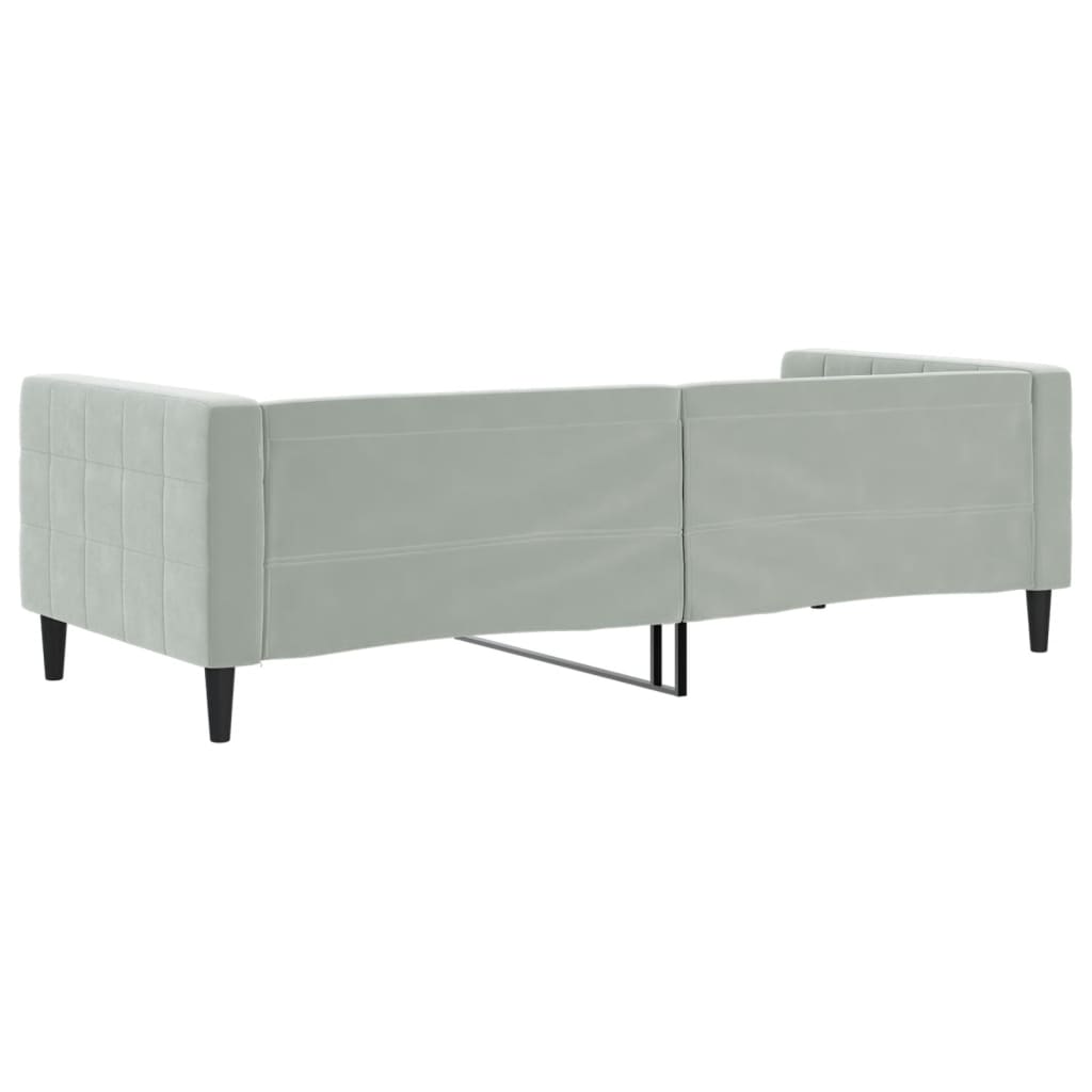 8720845953164_g_en_hd_3 vidaXL Day Bed without Mattress Light Grey 90x190 cm Velvet - Image 5
