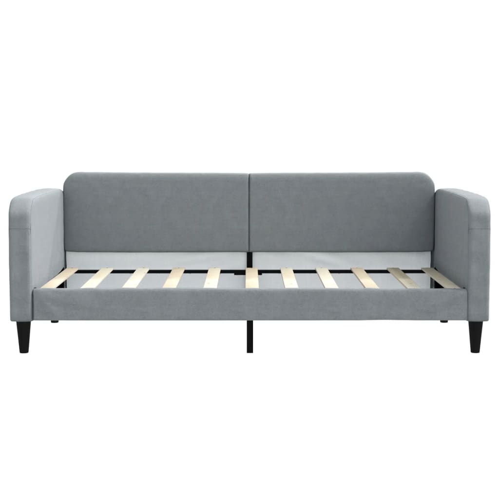 8720845953386_g_en_hd_1 vidaXL Day Bed without Mattress Light Grey 90x190 cm Fabric - Image 3
