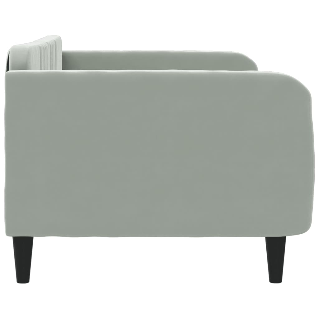 8720845953942_g_en_hd_2 vidaXL Day Bed without Mattress Light Grey 90x190 cm Velvet - Image 4
