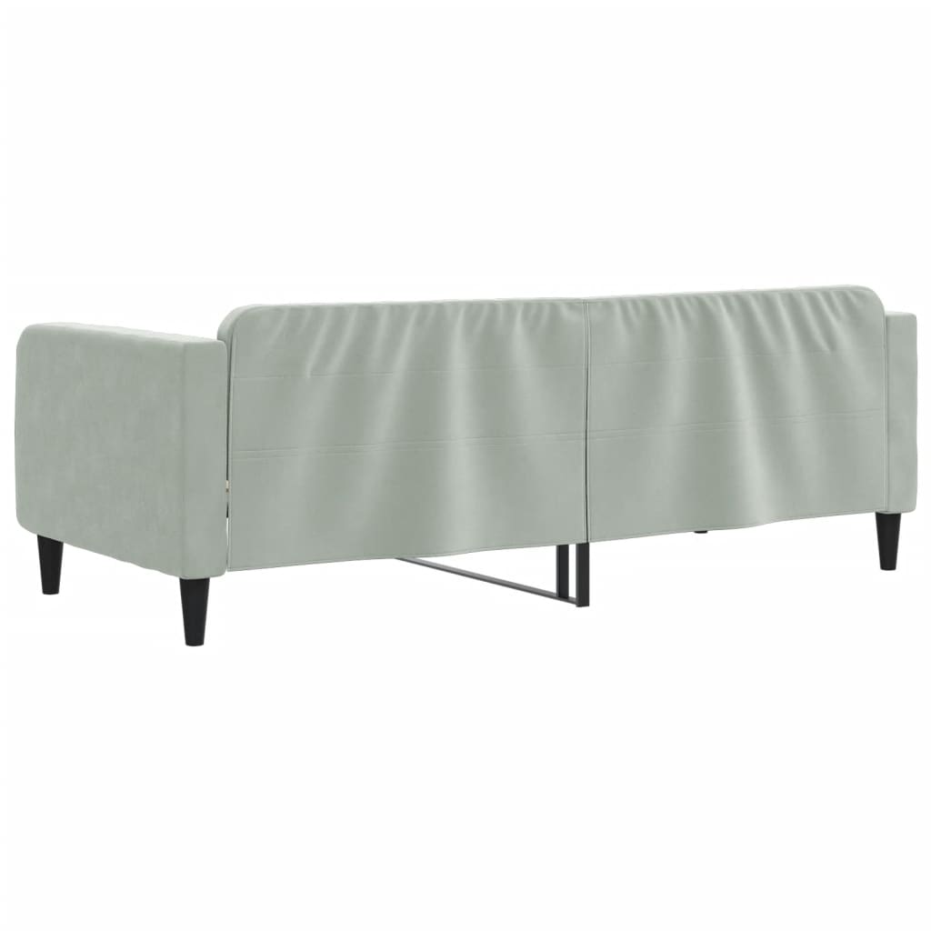 8720845953942_g_en_hd_3 vidaXL Day Bed without Mattress Light Grey 90x190 cm Velvet - Image 5