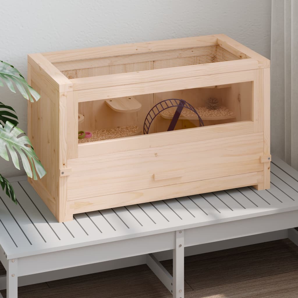 8720845956271_g_en_hd_1 vidaXL Hamster Cage 60x30x35 cm Solid Wood Fir - Image 2
