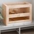 vidaXL Hamster Cage 60x35.5x42 cm Solid Wood Fir - Image 2