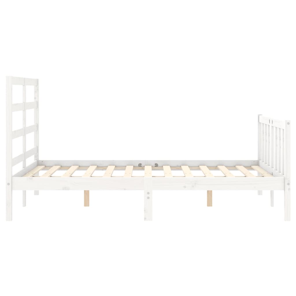 8720845970529_g_en_hd_5 vidaXL Bed Frame without Mattress White 135x190 cm Solid Wood Pine - Image 7