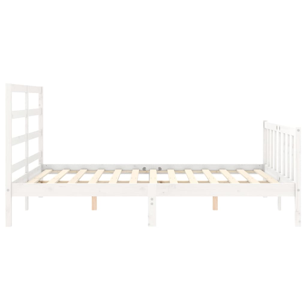 8720845970826_g_en_hd_5 vidaXL Bed Frame without Mattress White 150x200 cm Solid Wood Pine - Image 7