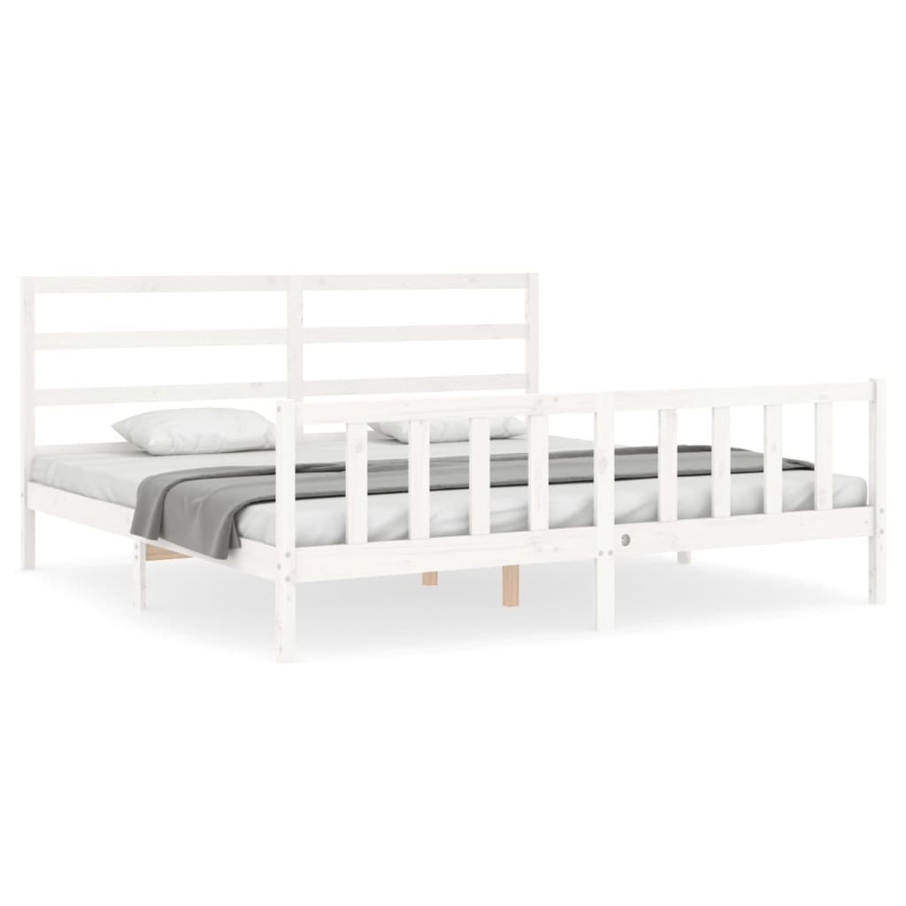 8720845970925_a_en_hd_1 vidaXL Bed Frame without Mattress White 183x203 cm King Solid Wood Pine - Image 2