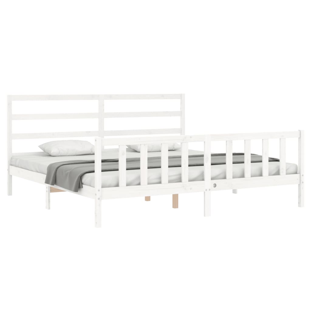 8720845970925_g_en_hd_1 vidaXL Bed Frame without Mattress White 183x203 cm King Solid Wood Pine - Image 3