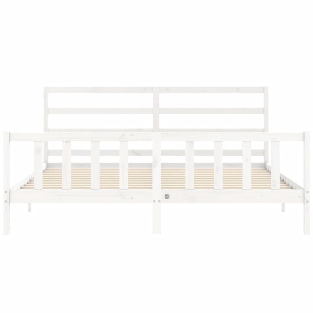 8720845970925_g_en_hd_4 vidaXL Bed Frame without Mattress White 183x203 cm King Solid Wood Pine - Image 6
