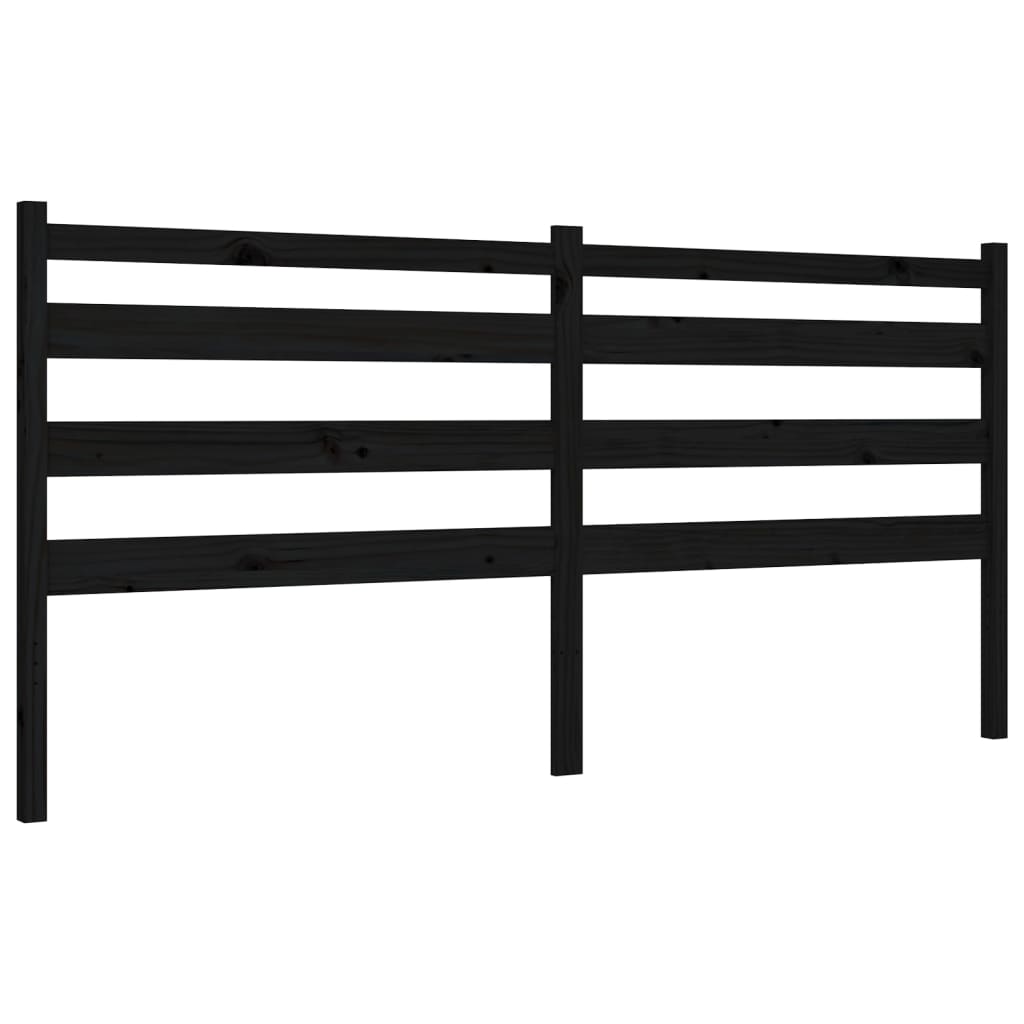 8720845972257_g_en_hd_6 vidaXL Bed Frame without Mattress Black 183x203 cm King Solid Wood Pine - Image 8