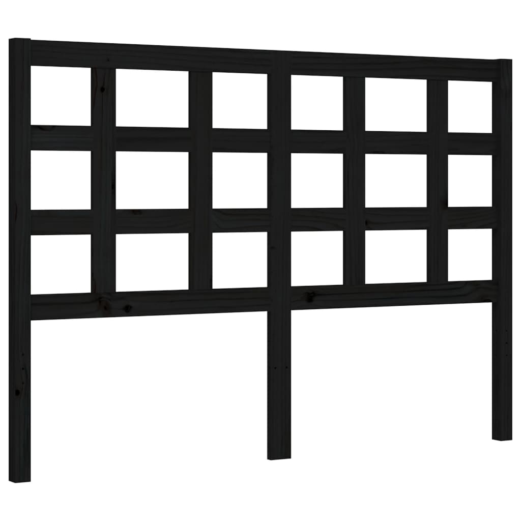 8720845972509_g_en_hd_6 vidaXL Bed Frame without Mattress Black 135x190 cm Solid Wood Pine - Image 8