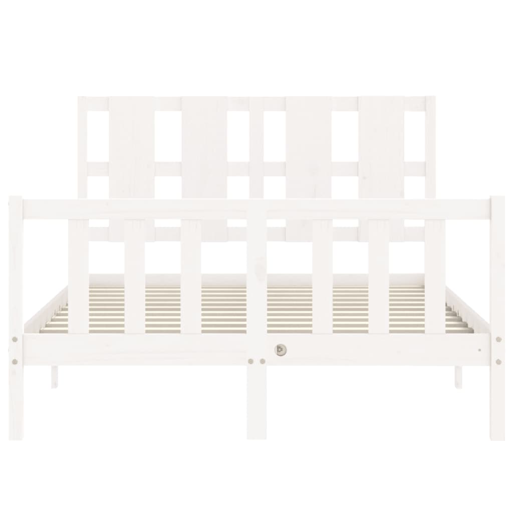 8720845973773_g_en_hd_4 vidaXL Bed Frame without Mattress White 135x190 cm Solid Wood Pine - Image 6