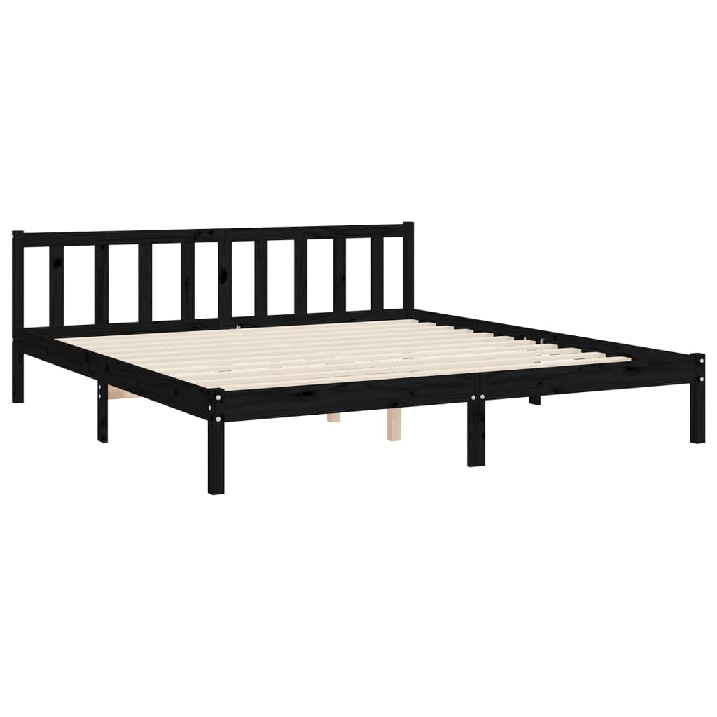 8720845974855_g_en_hd_7 vidaXL Bed Frame without Mattress Black 183x203 cm King Solid Wood Pine - Image 9