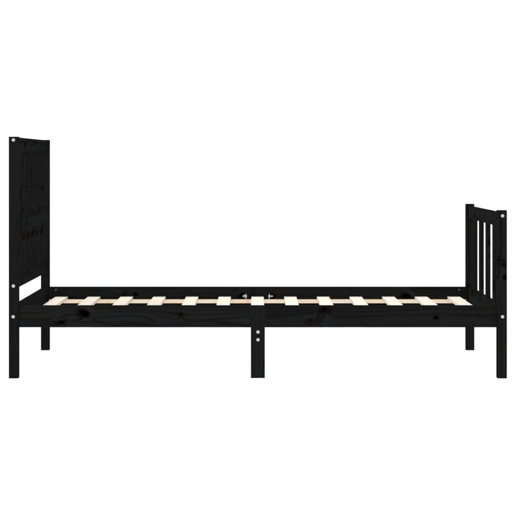 8720845975654_g_en_hd_5 vidaXL Bed Frame without Mattress Black 90x190 cm Solid Wood Pine - Image 7