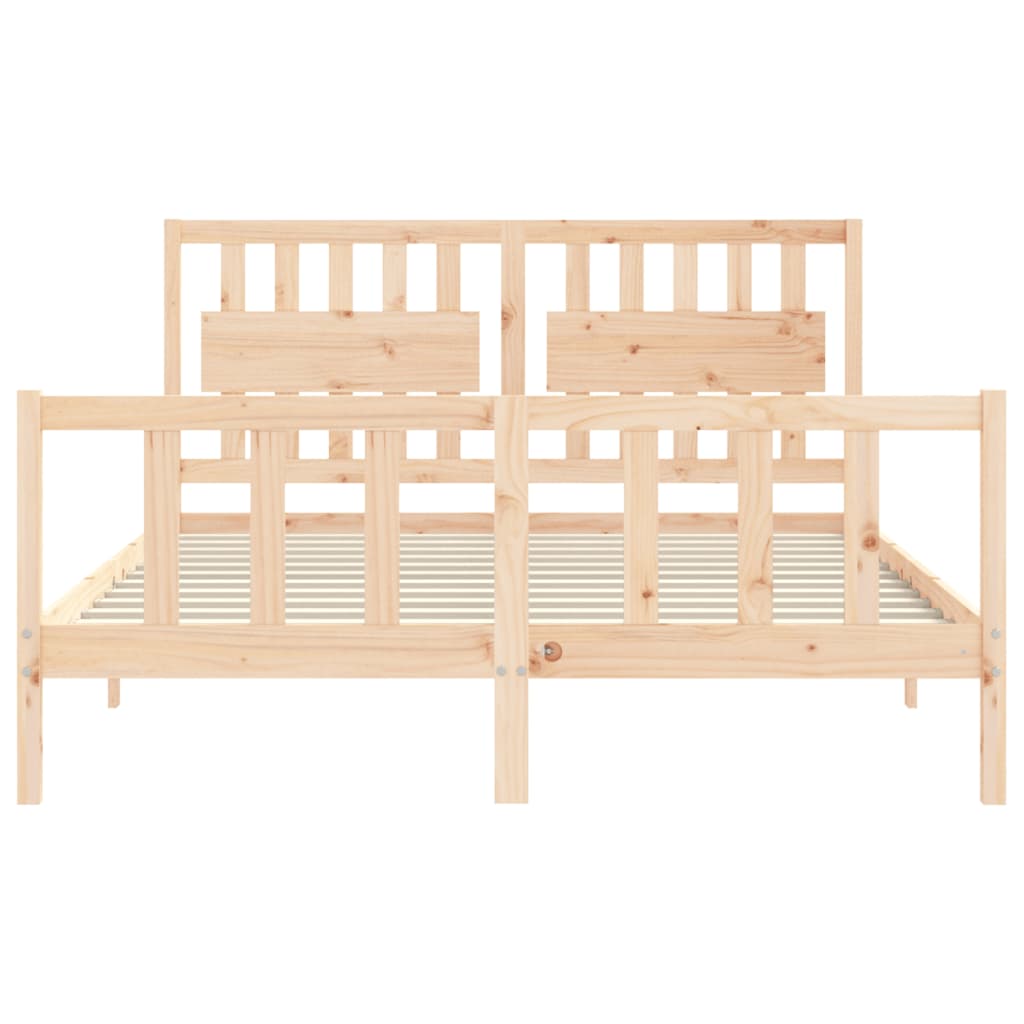 8720845976019_g_en_hd_4 vidaXL Bed Frame without Mattress 150x200 cm Solid Wood Pine - Image 6